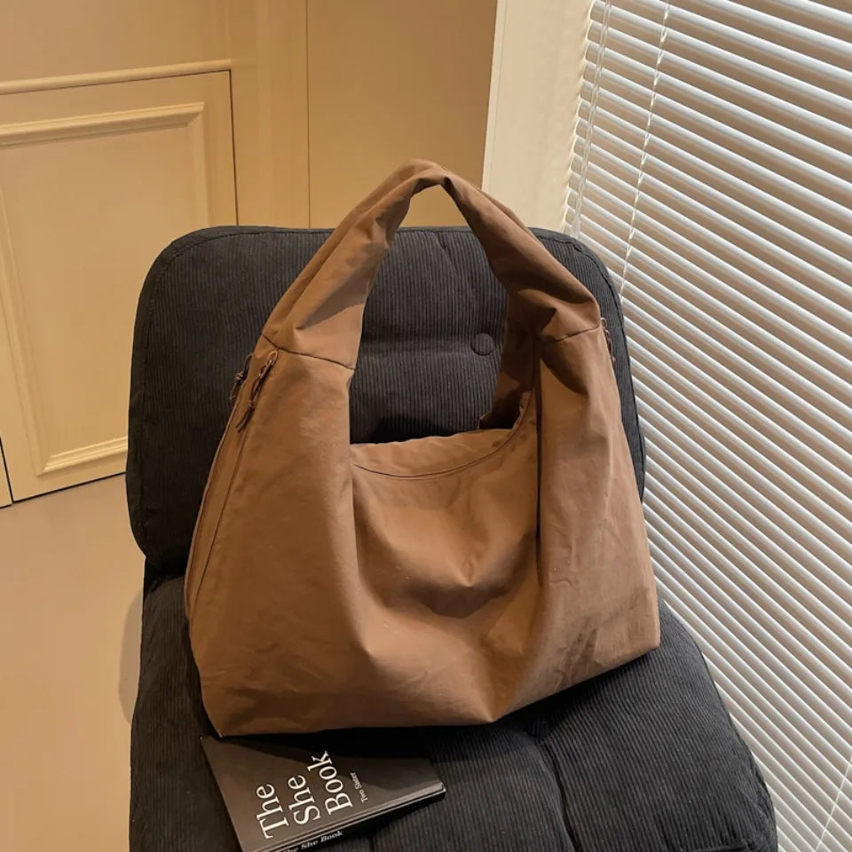 Large Capacity Nylon Tote Bag – Women's Casual Shoulder Bag