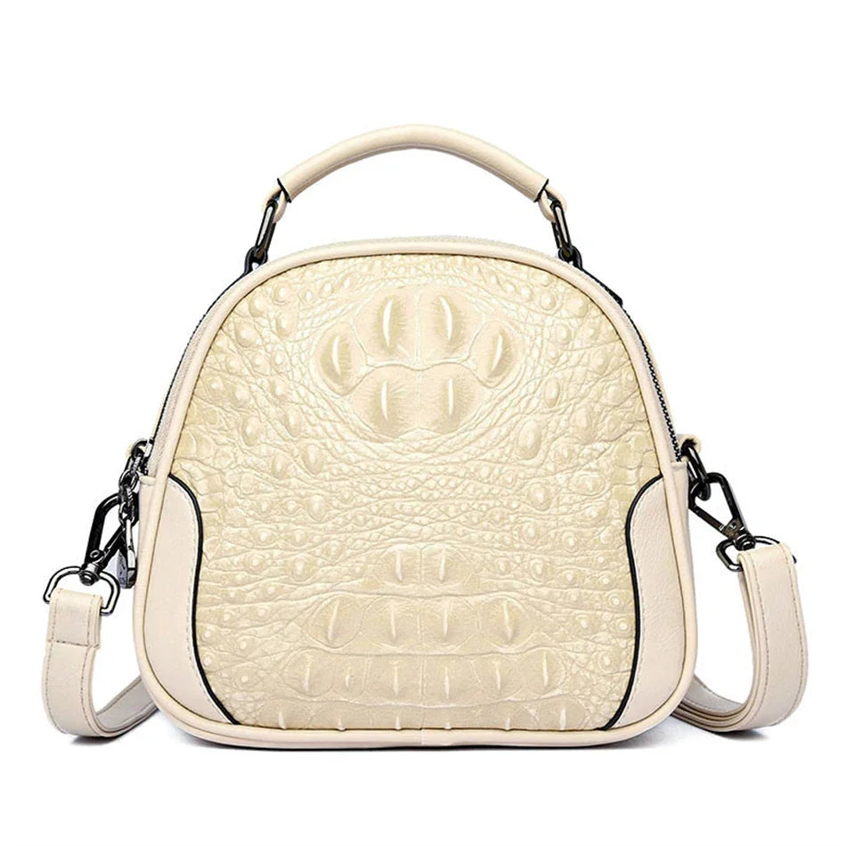 Crocodile Leather Crossbody Bag – Luxury Women's Shoulder Handbag