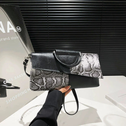PU Leather Crossbody Clutch Bag – Women's Formal Evening Shoulder Bag