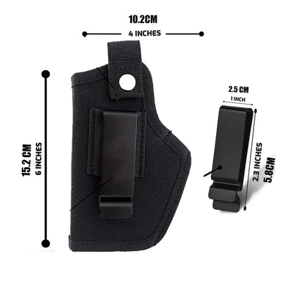 Universal Concealed Carry Holster – Nylon IWB/OWB Belt Holster for Pistols
