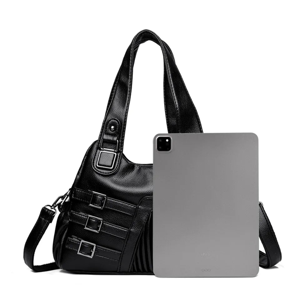 Luxury Leather Women's Shoulder Bag – Designer Hobo Handbag