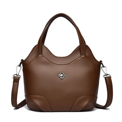 Leather Tote Shoulder Bag for Women – Luxury Handbag