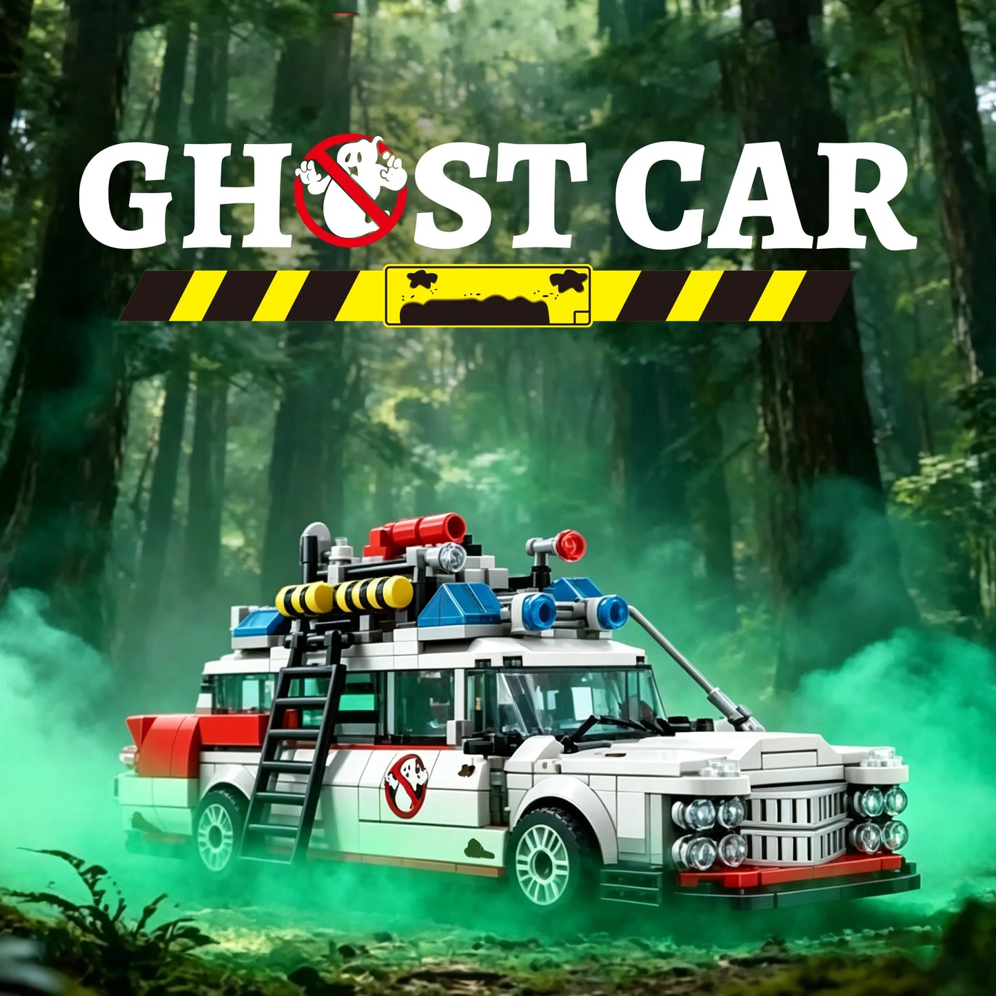 Ghost Racing Car Building Blocks Set – 562 Pcs MOC