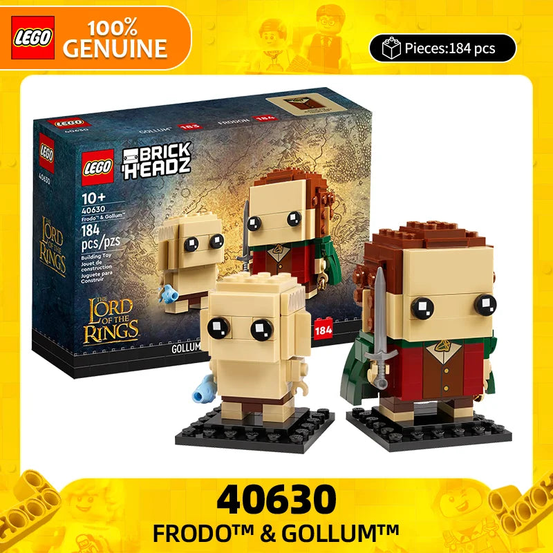 LEGO BrickHeadz 40630 Frodo & Gollum – Lord of the Rings Collectible Set