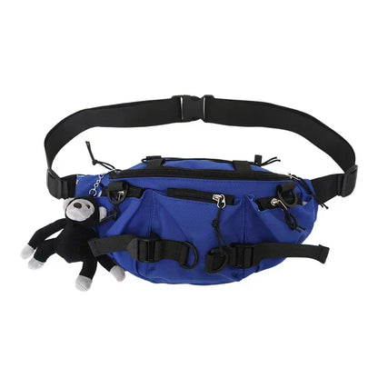 Techwear Crossbody Chest Bag – Punk Hip Hop Shoulder Bag for Men & Women