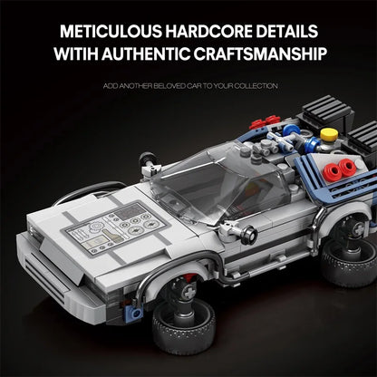 Back to the Future DeLorean Building Blocks Set – 405 Pcs MOC Model