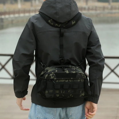 Tactical Fishing Vest Chest Bag – MOLLE Outdoor Pack