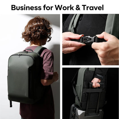 Bange Men's 15.6" Laptop Backpack – Lightweight Business Travel Bag