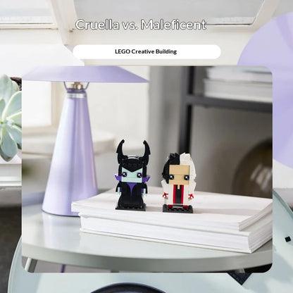LEGO BrickHeadz 40620 Cruella & Maleficent – Disney Villains Building Set
