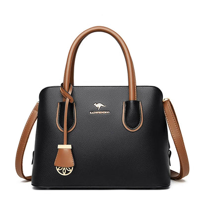 Leather Luxury Tote Bag Women Large Capacity Crossbody
