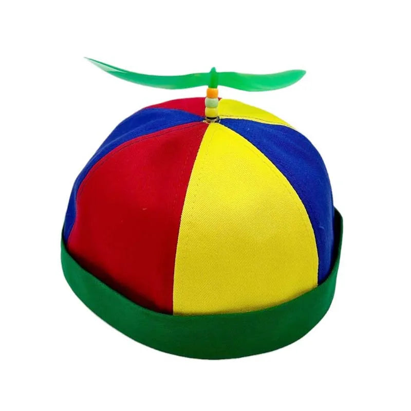 Colorful Propeller Beanie Hat – Fun Helicopter Cap for Adults & Teens