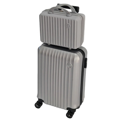 2-Piece Luggage Set – 20" Trolley Suitcase & 14" Carry-On Bag