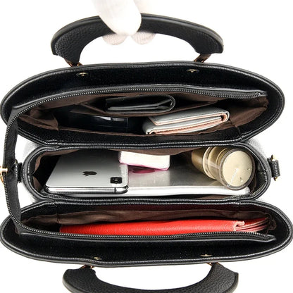 Leather Crossbody Shoulder Bag for Women – Luxury Designer Tote