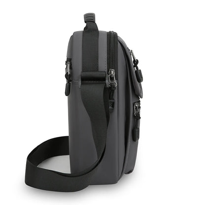 Men's Crossbody Shoulder Bag with Bottle Pocket