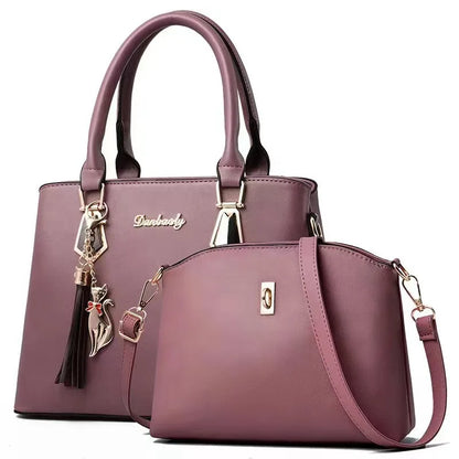 Women's 2-Piece Crossbody Handbag & Tote Set