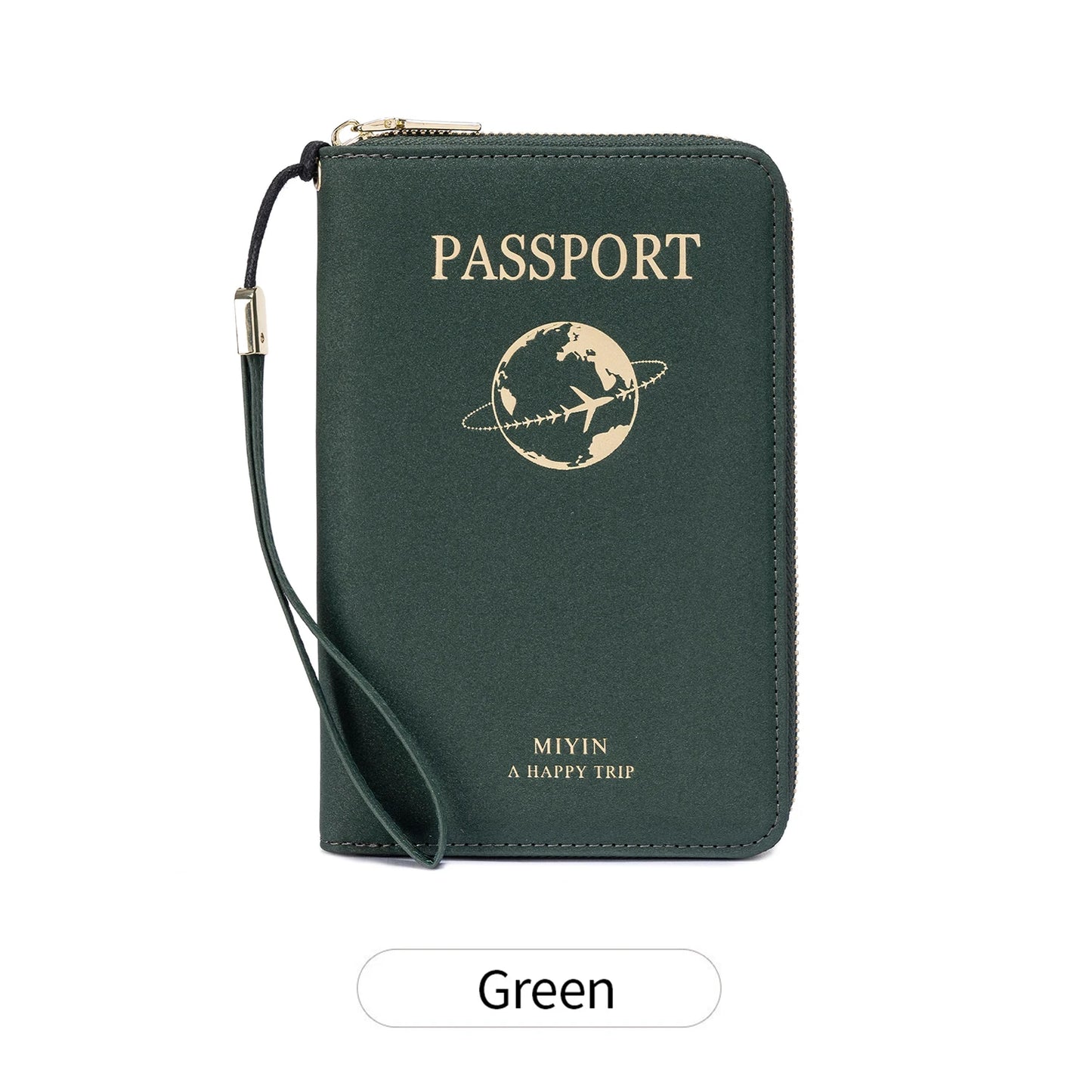 Passport Holder Travel Wallet – RFID Zip Organizer