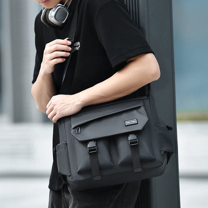 Crossbody Messenger Bag Multi-Layer Travel Shoulder Bag