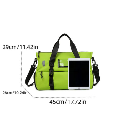 Sports Gym Duffel Bag with Independent Shoe Compartment