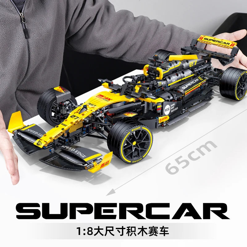 Formula Racing Car Building Blocks Set – 1650 Pcs High-Tech MOC Model Kit