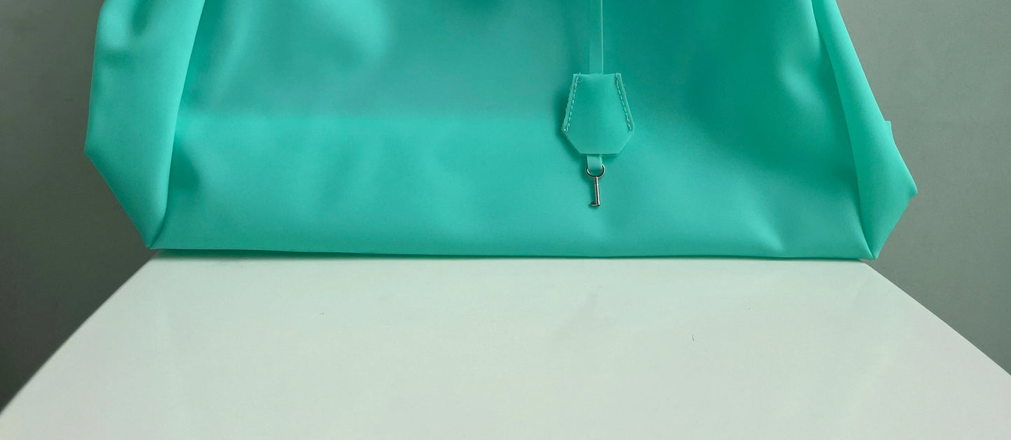 Y2K Jelly Tote Bag - PVC Candy Color Shoulder Bag for Women