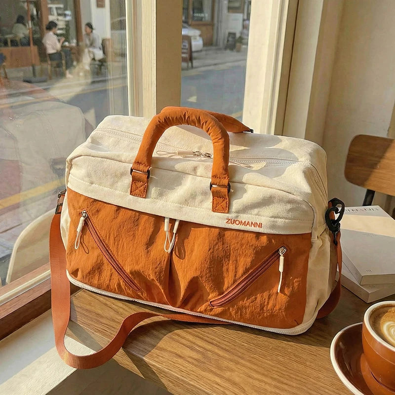 Large Capacity Travel Duffel Bag with Expandable Bottom