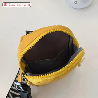 Men's Chest Bag with Music Boy 2D Print – Crossbody Sling Bag
