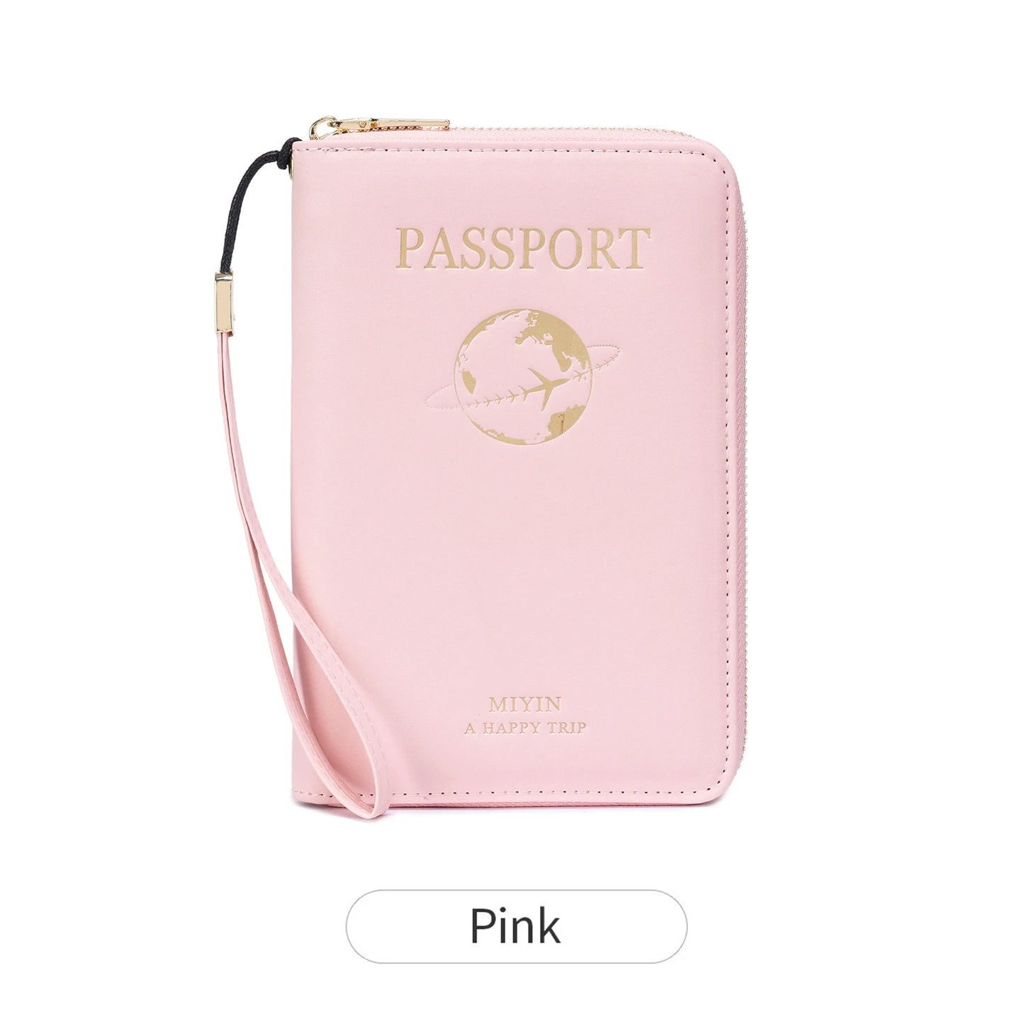 Passport Holder Travel Wallet – RFID Zip Organizer
