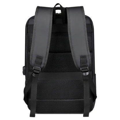Large Capacity Travel Backpack with USB Charging Port – Water-Resistant Business Bag for Men