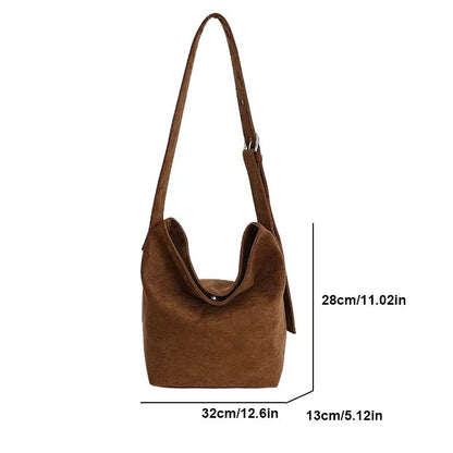 Leopard Print Crossbody Bag – Large Capacity Retro Shoulder Bag