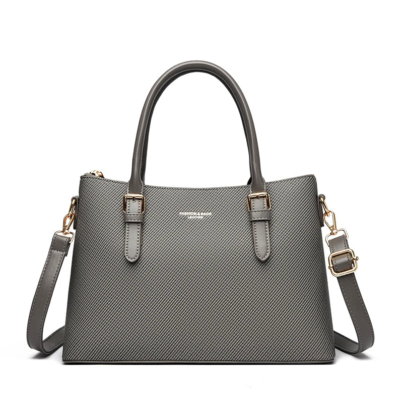 Women's PU Leather Handbag – Large Capacity Shoulder & Crossbody Bag
