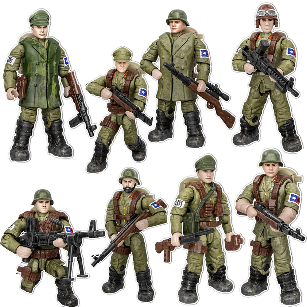 Special Forces Military Soldier Action Figures Building Blocks Set