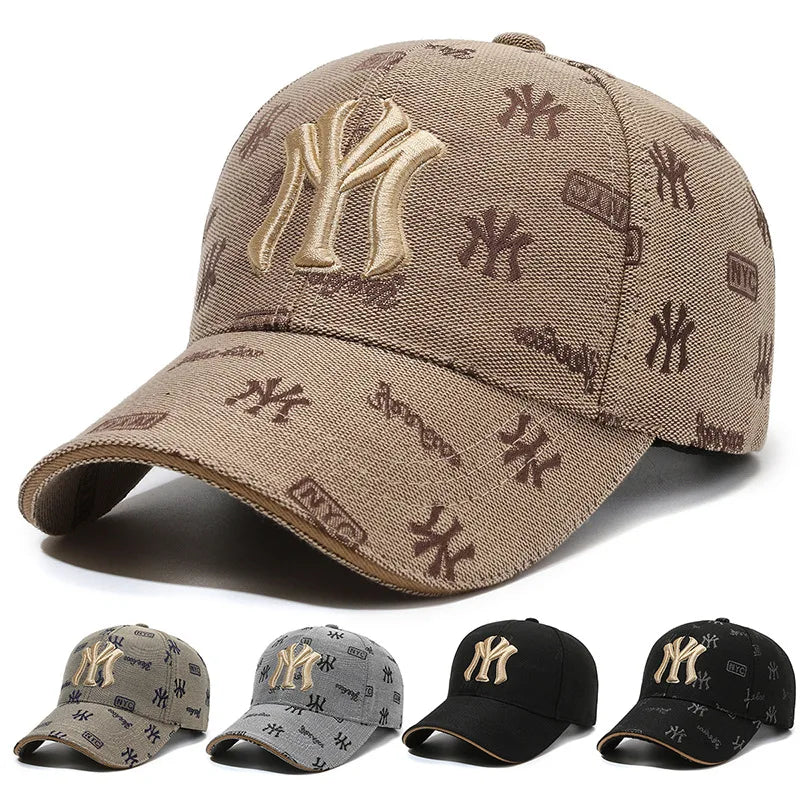 Letter Embroidery Baseball Cap – Unisex Outdoor Visor Hat