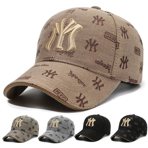 Letter Embroidery Baseball Cap – Unisex Outdoor Visor Hat