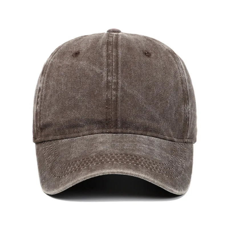 Vintage Washed Baseball Cap – City Embroidery Unisex Dad Hat