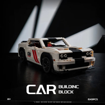 Muscle Car Building Blocks Set – 1543pcs Technical Brick Model
