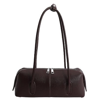 Women's Retro PU Leather Shoulder Bag – Underarm Satchel