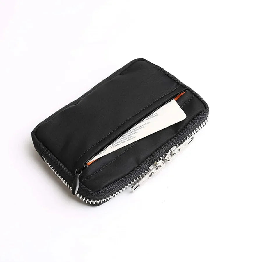 Compact Zipper Wallet & Card Holder Organizer Pouch