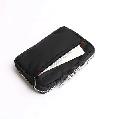 Compact Zipper Wallet & Card Holder Organizer Pouch