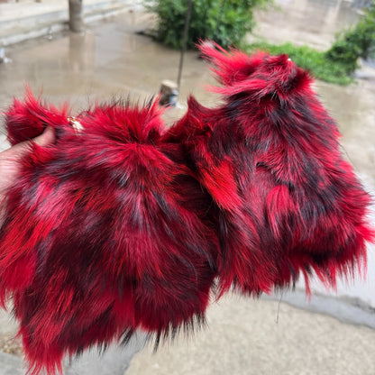 Faux Fur Shoulder Bag — Luxury Tote & Clutch Purse for Women