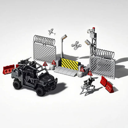 SWAT Armored Police Vehicle Building Blocks – Military Army Bricks Set