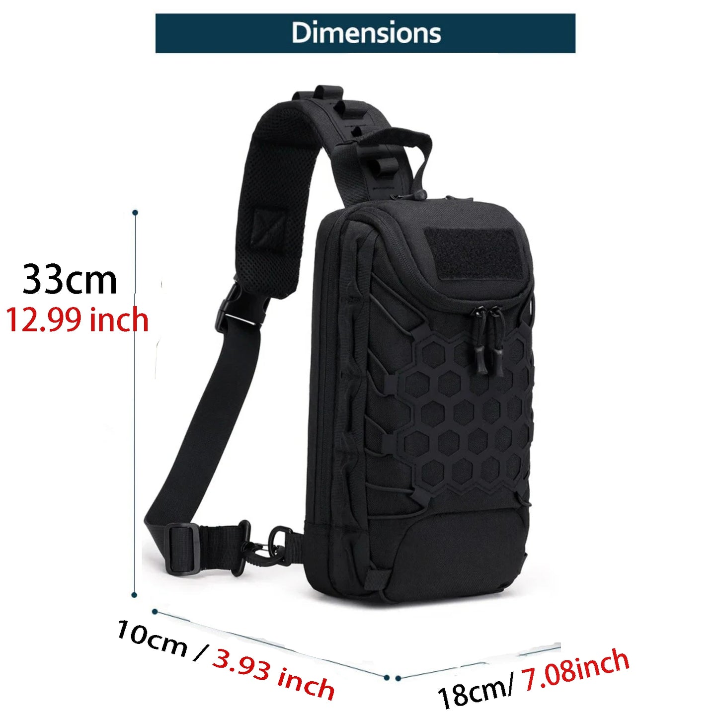 Tactical Sling Bag – Men's EDC Crossbody Shoulder Pack