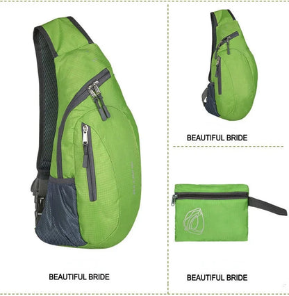 Waterproof Sling Bag – Foldable Crossbody Chest Pack for Hiking & Travel