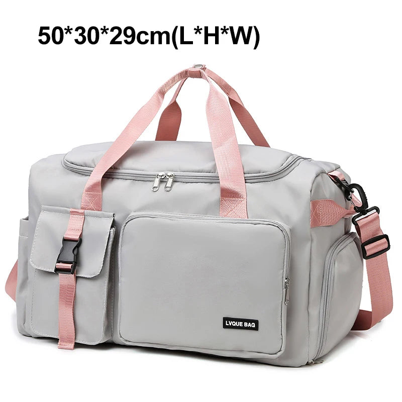 Women's Gym Duffel Bag – Wet Dry Separation Travel & Sports Bag
