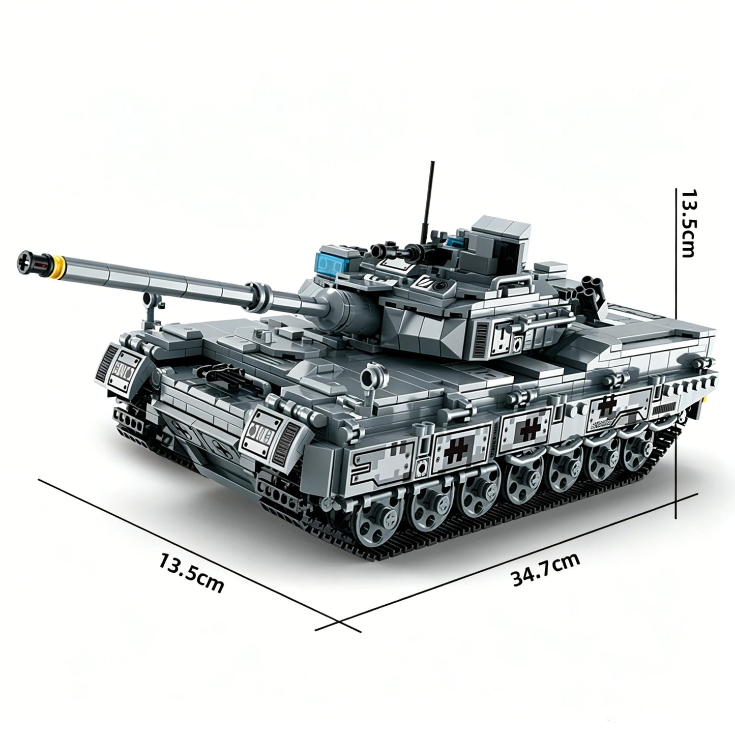Leopard 2A7 Main Battle Tank Building Blocks Set – 1422 Pcs Military Bricks Model