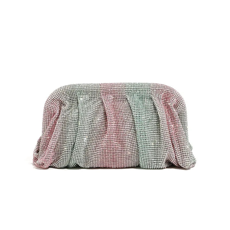 Crystal Evening Clutch Bag – Women's Diamond Party Purse