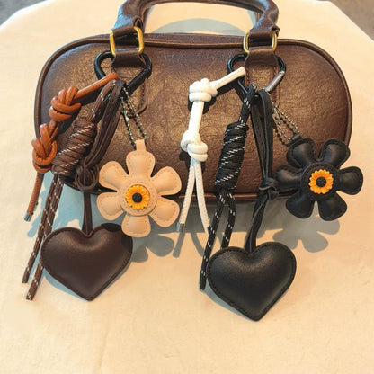 Sunflower Bag Charm – Exquisite Floral Keychain Accessory