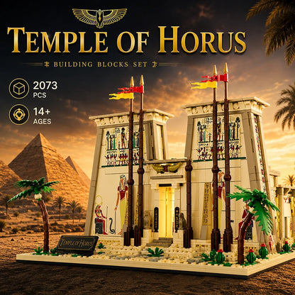Temple of Horus MOC Building Set – Ancient Egypt Brick Model
