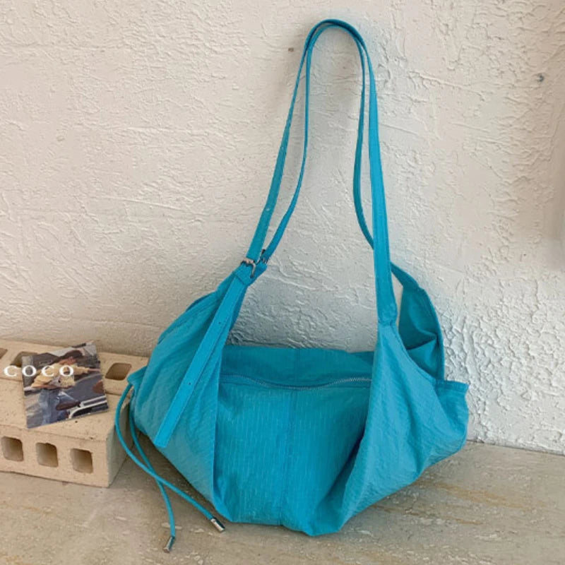 Canvas Shoulder Bag for Women – Large Capacity Lightweight Tote