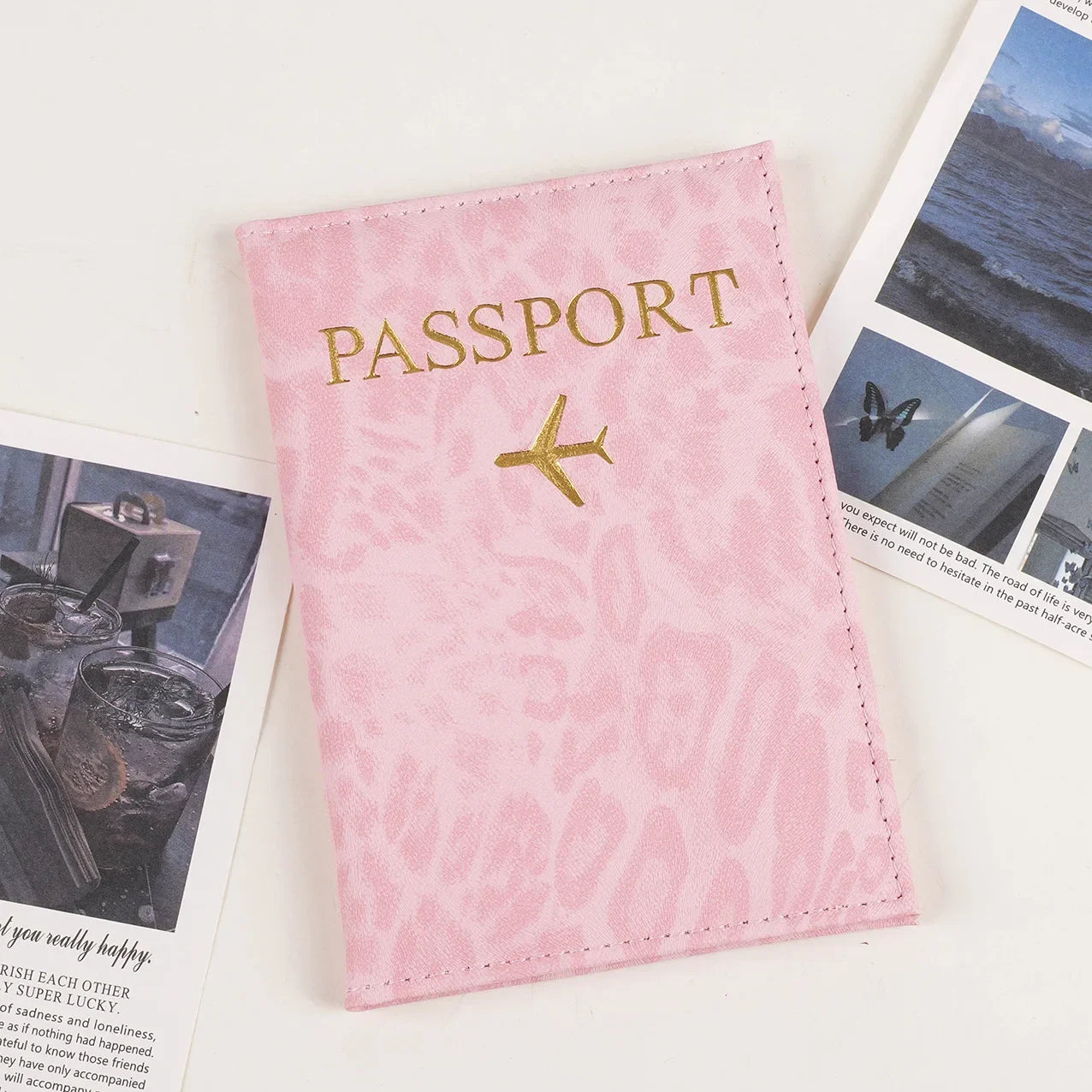 Passport Holder Cover PU Leather Travel Wallet for Men & Women