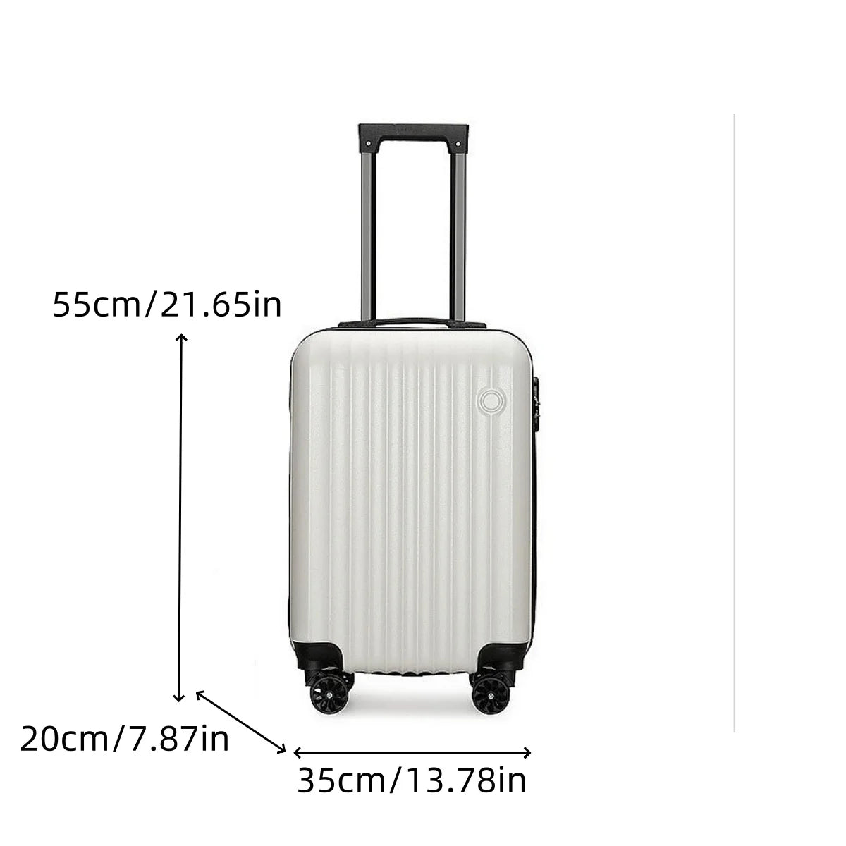 Hard Shell Carry-On Luggage 20 Inch – Lightweight PC Spinner Suitcase